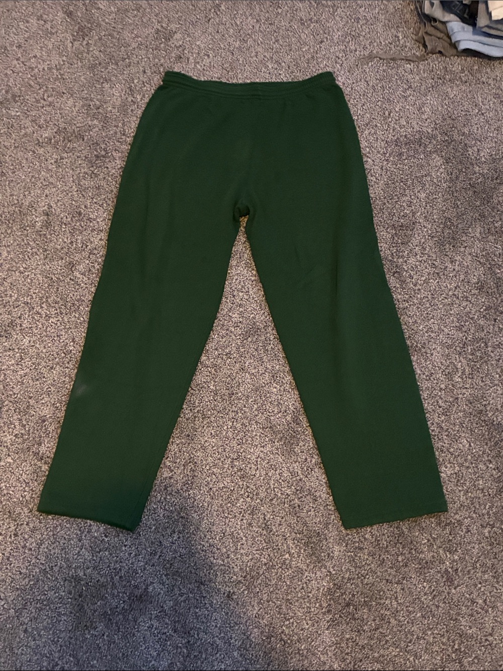 Jerzees Vintage Baggy Dark Green Sweatpants Joggers